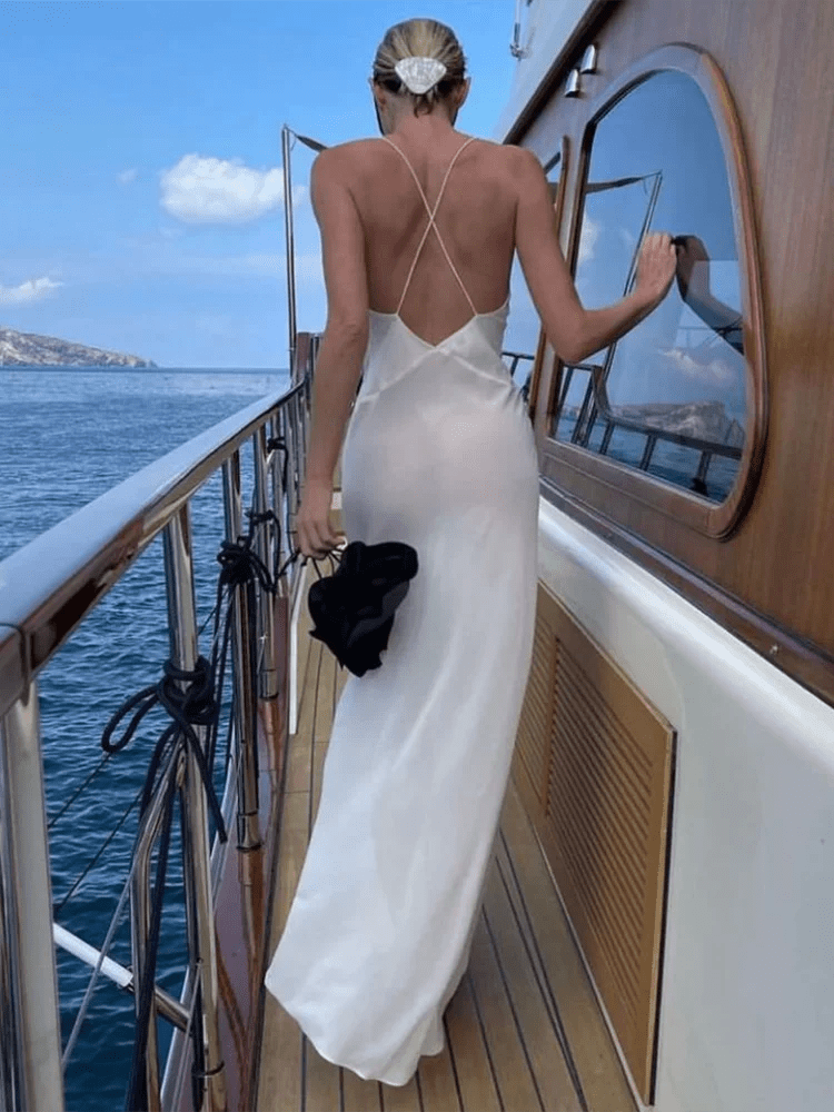 Ivory Maxi Dress- Cue Allure