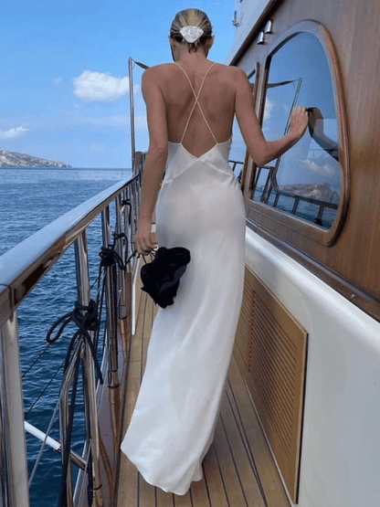 Ivory Maxi Dress- Cue Allure