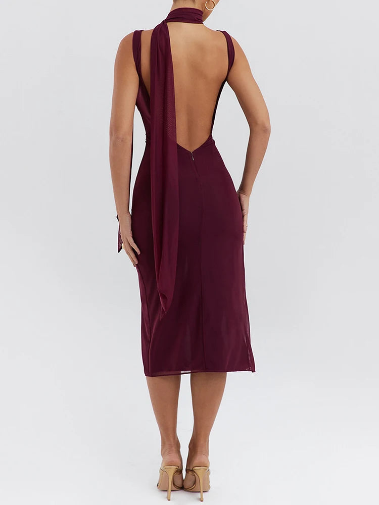 Megan Midi Dress Cue Allure Megan Midi Dress Cue Allure