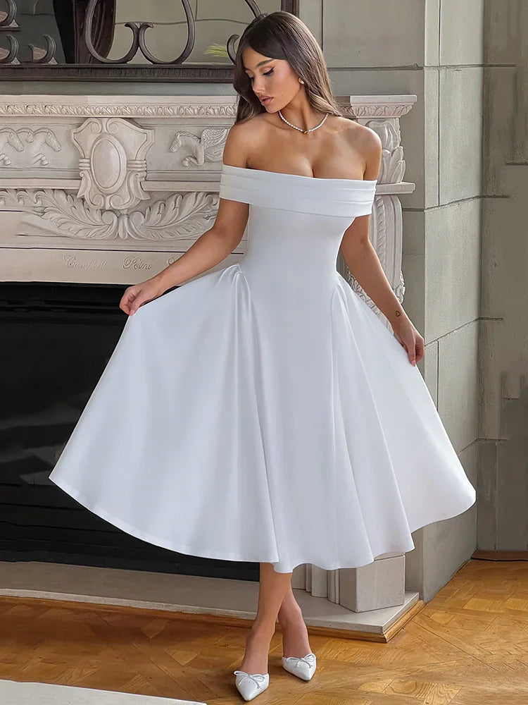 Zoe Midi Dress – Cue Allure